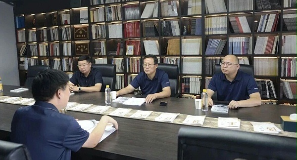 中国新闻社河南分社社长禹志超一行莅临博雅参观考察