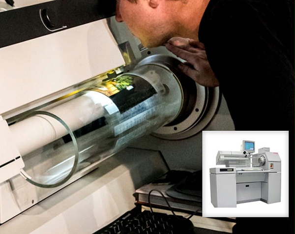 德国HEIDELBERG S3900立式滚筒电分扫描仪