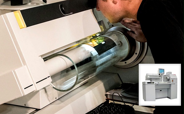 德国HEIDELBERG S3900立式滚筒电分扫描仪