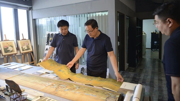 中国新闻社河南分社社长禹志超一行莅临博雅参观考察