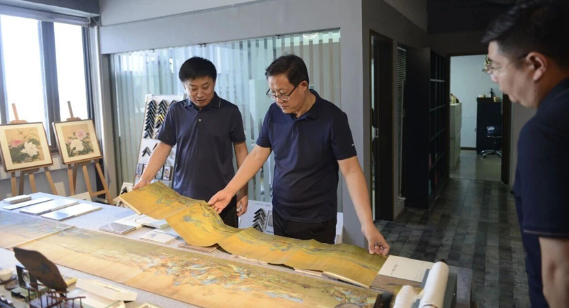 中国新闻社河南分社社长禹志超一行莅临博雅参观考察